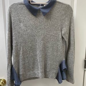 Monteau Sweater with Collar and Side detailling